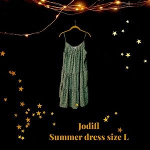 Jodifl green floral summer dress